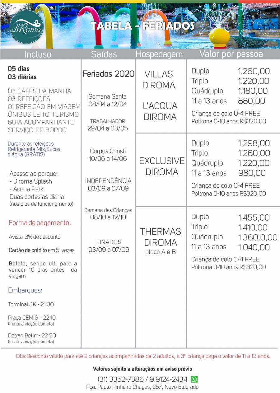 Feriados 2020